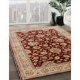 thumbnail image 2 of Ahgly Company Indoor Rectangle Mid-Century Modern Red Oriental Area Rugs, 3' x 5', 2 of 6