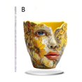 thumbnail image 2 of Half Masked Girl Ornament 2D Flat Gift Giving Home Desktop Decoration, 2 of 5
