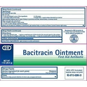 G & W Bacitracin Ointment - 1oz