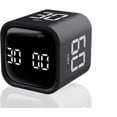 thumbnail image 1 of Temporizr digital cubo Pomodoro para escritorio recargable de productividad 5/10/30/60 minutos y cuenta regresiva lizada, vibración y alarma de sonido ajustable, para tareas, 1 of 3