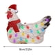 thumbnail image 3 of Bufanda navideña Decoración navideña de pollo de madera Colgante navideño de dibujos animados Adornos navideños Colgantes para el árbol de Navidad Colgantes para niños, 3 of 4