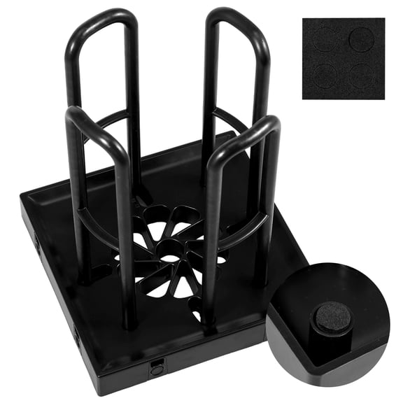 Duety Paper Cup Holder Detachable Plastic Cup Storage Organizer Adjustable Coffee Cup Dispenser Multipurpose Reusable Paper Cup Holder for Countertop Kitchen Cabinet Coffee Bar