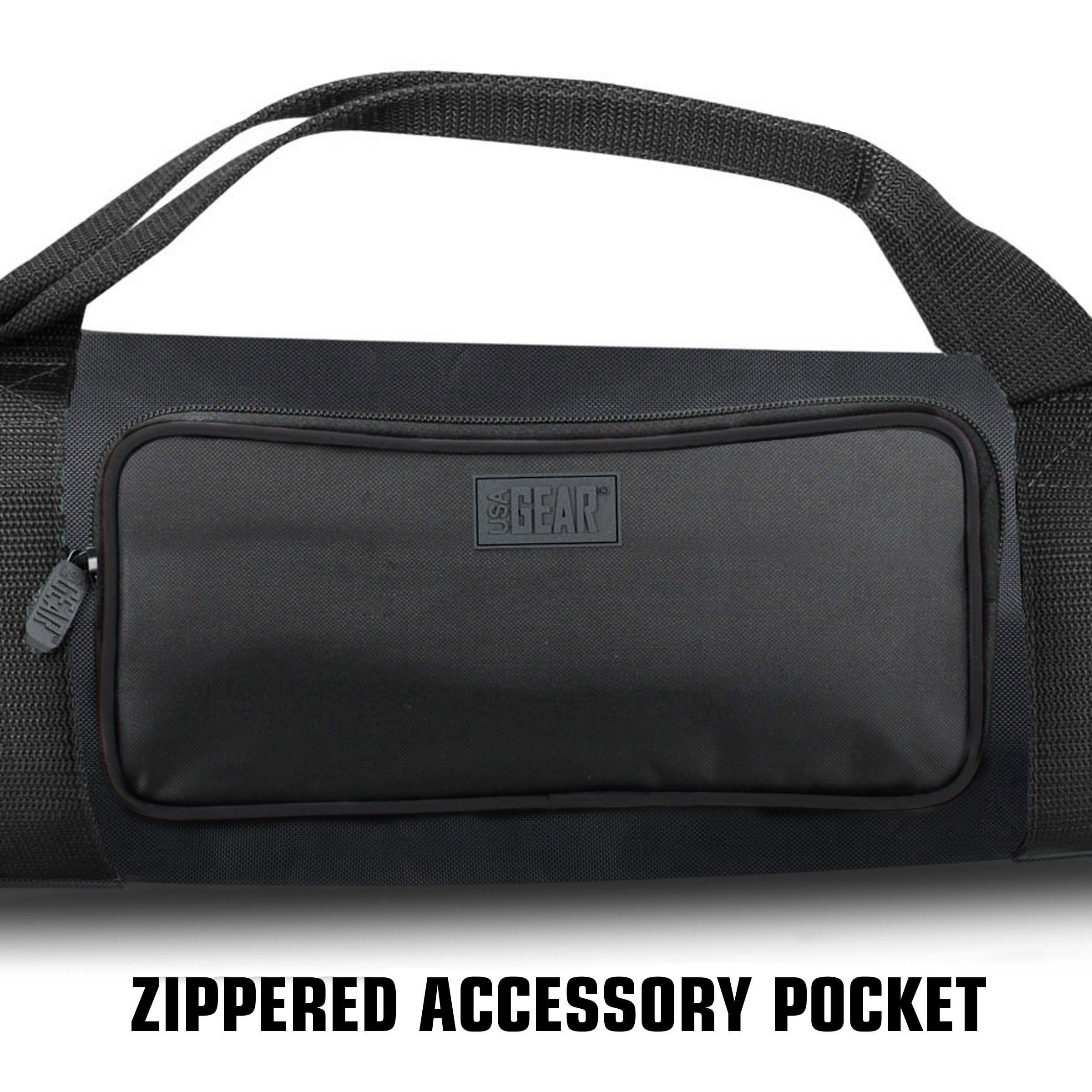 Padded Tripod Case Bag with Expandable Compartment & Accessory 