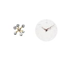 thumbnail image 1 of Figura de escritorio,Figura esférica para escritorio,oficina o decoración del hogar,Estante decorativo de escritorio con figuritas para decoración del hogar,Reloj de pared,Reloj de pared, 1 of 8