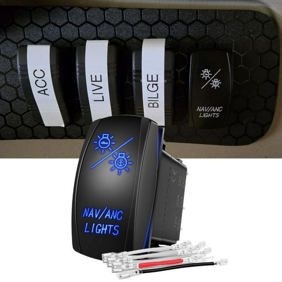 Vehicle Switches Plastic, 0.15 Lbs, 2.00 x 2.00 x 2.00 Inches