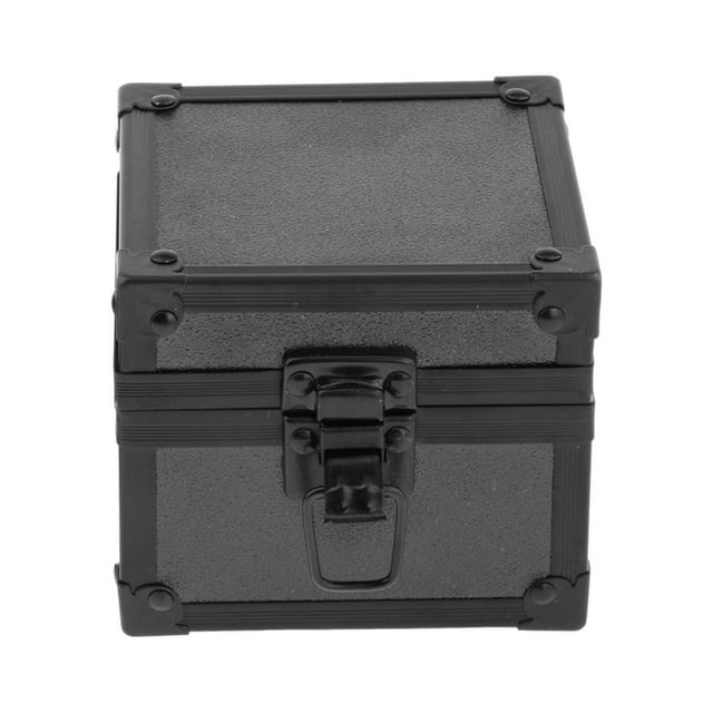 Reloj Sporter de pantalla Slot para hombres Organizador de joyas portátiles de joyería portátil de lujo Caja de almacenamiento de reloj para Memento Negro puro