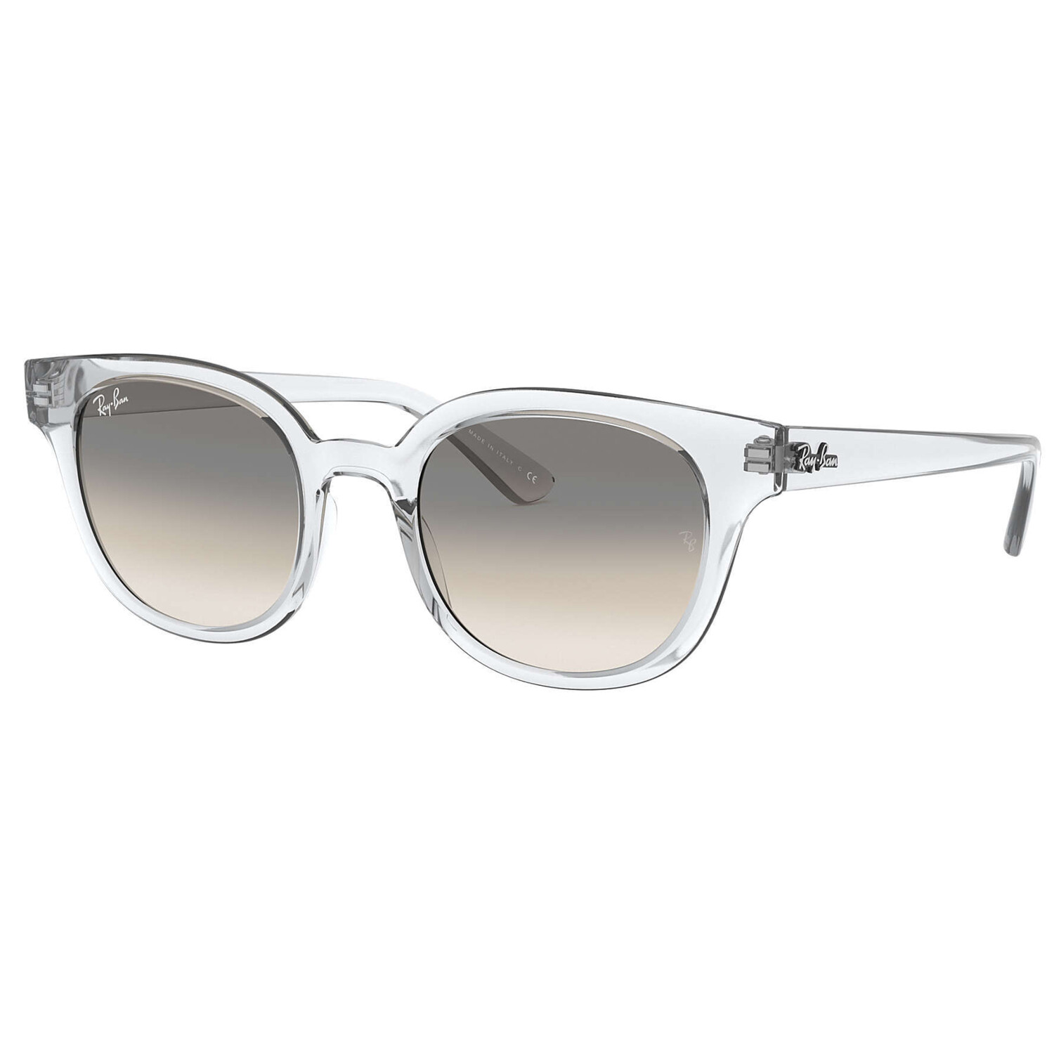 Ray Ban Gradient Rb4324 Rb4324 64473250 21 Clear Rectangle Sunglasses 