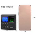 thumbnail image 3 of Time Attendance Machine Fingerprint Password Time Clock for Employee with Finger Scan, RFID and PIN Punching in One, 3 of 5
