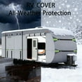 thumbnail image 6 of 24-27 FT RV Cover Upgraded 8 Layers Top Camper Cover Travel Trailer RV Cover with Extra Long Windproof Ropes(Non-Woven Fabric), 6 of 7