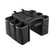thumbnail image 2 of Estante trasero para bicicleta shamjiam bolsa contenedora para bebidas portavaso hervidor bicicleta de ciclismo de doble cara Negro, 2 of 9
