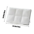 thumbnail image 3 of InsCrazy Pillows for Sleeping Queen Size, Hotel Grade Pillow Cotton Zoned Massage Pillow Soft and Supportive Feather Mattress for Side and Back Sleepers 19" x 30", 3 of 8
