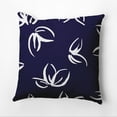 thumbnail image 1 of Simply Daisy 16" x 16" Eva Polyester Indoor/Outdoor Throw Pillow, Navy, 1 of 3
