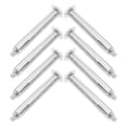 thumbnail image 1 of CRILSTYLEO 8Pcs Concrete Expansion Joint Filler Expansion Bolts Iron Silver for Parking Ramps, 1 of 8