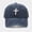 Navy, variant on Womens Baseball Caps CQXIDFH Washed Cotton Embroidered Baseball Cap, Adjustable Dad Hat, Classic Trucker Hat, Outdoor Casual Headwear for Independence Day Daily Wear (Blackish Green, One Size)