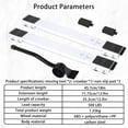 thumbnail image 2 of 2BK Furniture Mover Tool,Furniture Moving Sliders,1700 lbs Maximum ,Adjustable Mobile Base for Washing Machines, Refrigerator Support Stand, Roller Dolly for Dryers, Dishwashers(White), 2 of 7