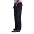 thumbnail image 2 of Haggar Mens Classic fit Dress Pants 36 / 29 Black Solid Stretch, 2 of 4