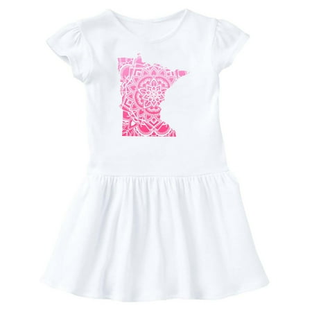 

Inktastic Minnesota Silhouette Mandala Gift Baby Girl Dress