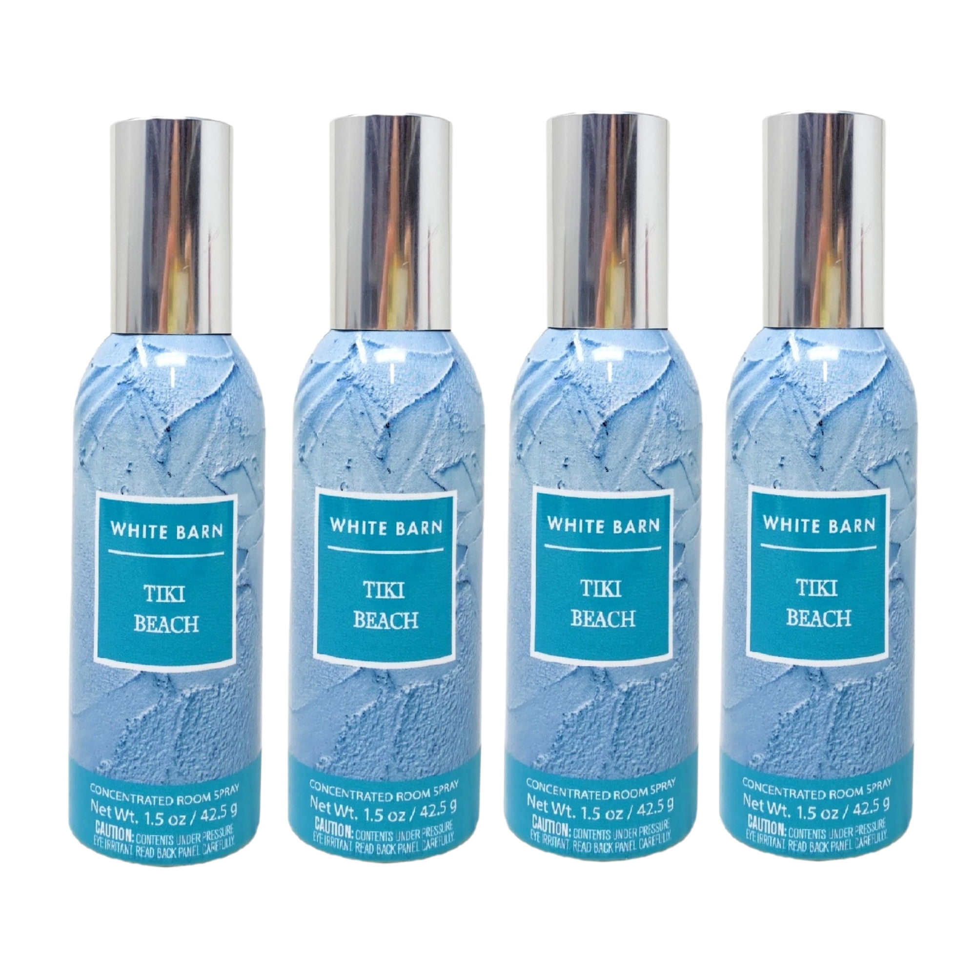 Bath & Body Works Tiki Beach - 4 Concentrated Room Sprays (1.5 oz / 42.5 g Each)
