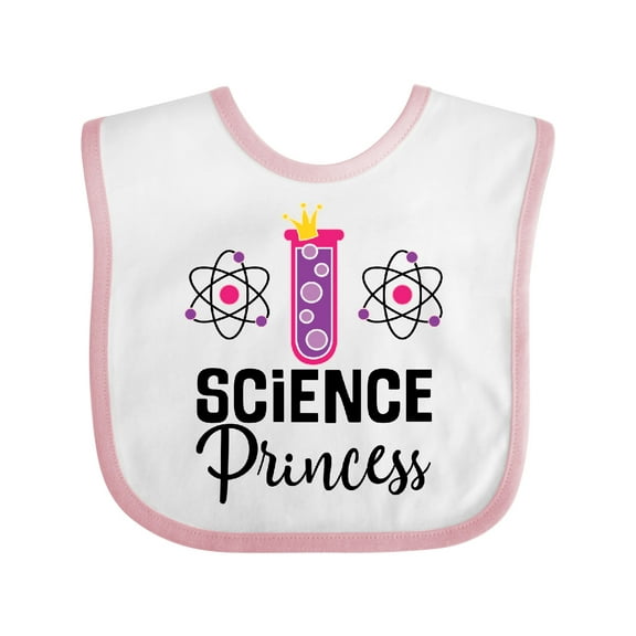Inktastic Science Princess Girls Scientist Girls Baby Bib