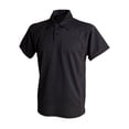 thumbnail image 1 of Finden & Hales - Polo deportivo/de deporte transpirable Modelo Piped Sports para hombre/caballero - Verano/ Deporte (Negro/Negro), 1 of 3