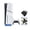 Ghost of Tsushima Director's Cut, variant on PlayStation 5 Slim Disc Edition Bundle with Gran Turismo 7 and Controller Case - PS5, White