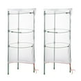 thumbnail image 2 of POINTERTECK Climbing Vine Rack Plant Protection Cage Plants Support Reusable 2pcs Plastic Insect-proo Reenhouses Drawstring Mesh Net, 2 of 16