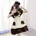 thumbnail image 4 of ICHUANYI Womens Lovely Maid Costume Animation Show Outfit Dress Clothes Summer, 4 of 7