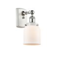 thumbnail image 2 of Innovations Lighting  Ballston Urban Bell - 1 Light 5" Sconce Matte White/White and Polished Chrome, 2 of 5