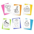 thumbnail image 1 of Coloring Cards: Set of 6 Easter Cards for Kids to Color and Practice Letter Writing - Happy Easter Cards with Envelopes 100% Recycled and Made in USA (Easter), 1 of 4