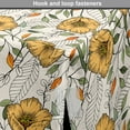 thumbnail image 4 of Floral Dog Crate Cover, Pastel Detailed Paradise Flowers and Striped Leaves Nostalgic Feels, Easy to Use Pet Kennel Cover Small Dogs Puppies Kittens, 7 Sizes, Eggshell and Multicolor, by Ambesonne, 4 of 6