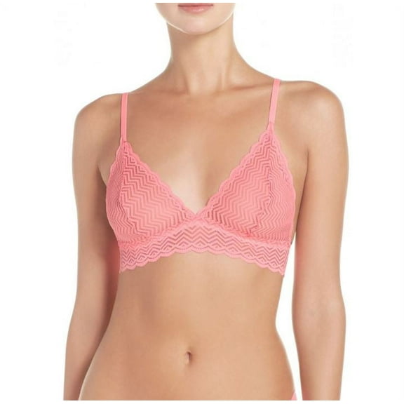 Cosabella Women's Sweet Treats Geo Soft Bra Size Small/Petite in Neon Rose