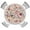 Pink, variant on Spring Flower Round Fitted Tablecloth Colorful Wildflowers Leaf Black Watercolor Elastic Table Cloth Waterproof Oil Proof Seasonal Floral Table Cover Fits 45"-54" Round Tables for Party Dinner Decor
