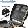 thumbnail image 4 of FORMRS Zipper Binder with Shoulder Strap 2-inch Ring 500 Sheet Capacity File Bag, Retro Blossom Flower, 4 of 5