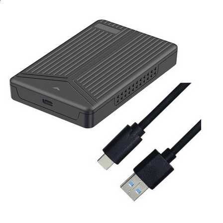 USB 3.1 Mobile Hard Disk Box 2.5 Inch SSD Enclosure Support 15mm Drive for Computer Notebook