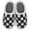 Black White Chessboard, variant on Women's Pillow Warm Memory Foam Slippers Comfortable Cute House Shoes Lightweight Fuzzy Christmas Slippers(DIY,White-40/41)
