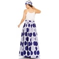 thumbnail image 2 of Sakkas Asma Second Convertible Traditional Wax Print Adjustable Strap Maxi Skirt - 224 - One Size, 2 of 5