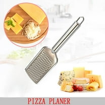 Cheese Grater – Hand-held Stainless Steel Zester for Kitchen, 9.33x2.36in, Non-Clogging Razor Blade for Grating Cheese, Ginger, Chocolate, Garlic, Carrot, Lemon & More, Easy Storage Loop