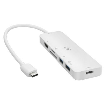 Monoprice 6-in-1 USB-C Multiport 4K HDMI Adapter  4K@60Hz HDMI  Card Readers  100W PD  Compatible with MacBook Pro/Air 2020  Galaxy S21  iPad Pro 2020 price history on PriceWatchPro
