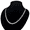 Silver Color, variant on Punk 6mm Snake Neck Chains For Men Women 14K Yellow Gold Chokers Long Collier Necklace Jewelry