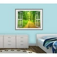 thumbnail image 2 of VWAQ 3D Forest Wall Decals Outdoors Wall Decor Peel and Stick Mural VWAQ-NW22 (18"H X 22"W), 2 of 2