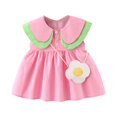 thumbnail image 2 of DPTALR Robe d'Été Colorée pour Tout-Petit Enfant Bébé Fille + Petite Sacoche, 2 of 2