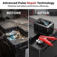 thumbnail image 4 of 6V 12V Automatic Intelligent Recognition Charger, Smart Pulse Battery Charger & Repairer with LED Display, Trickle Chargers for Car, Motorcycle & Marine Batteries,Red, 4 of 7