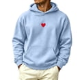 thumbnail image 3 of Vetsdori Mens Sweatshirts Fashion Pocket Outdoor Pullover Hooded Winter Long Sleeve Hoodie Graphic Tops for Men Travel, 3 of 7