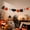 A, variant on BSJJY 2-Pack Halloween Pennant Garland, Witch Hat Spider Web Cutout Bunting, Festive Wording Hanging Banner for Wall, Mantel, Door, Spooky Party Decor