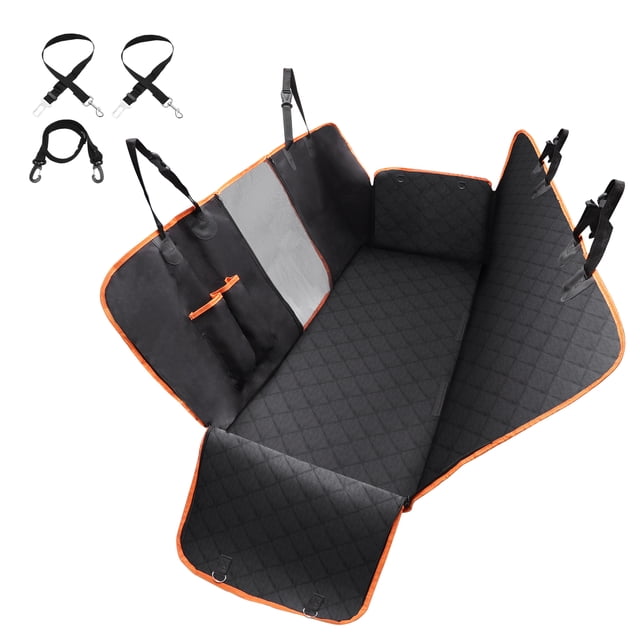 Unique Bargains 1 Set Dog Car Seat Covers PP Cotton 4 Layers Include 600D Oxford Cloth With Slings and Safety Belt