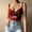 Red, variant on UTTOASFAY Womans Shirts Women Solid Sexy Appliques Sleeveless Tops Pullover Vest Tank Crop Tops Shirts Red M