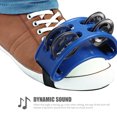 thumbnail image 3 of 2pcs Foot Tambourine Percussion Musical Instrument With Lingle Bells Toys, 3 of 8