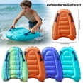 thumbnail image 2 of Inflatable Body Board with Handles, Lightweight Floating Mat for Swimming, Suitable for Beach & Pool, 2 of 7