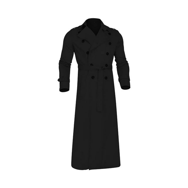 Gabardina de hombre Zulema a prueba de viento Negro XL