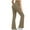 Khaki, variant on Bigersell Boot Cut Yoga Leggings for Women Valentine's Day Gift Seamless High Waisted Workout Leggings Solid Color Flare Leg Long Yoga Pants Activewear, Khaki XXL
